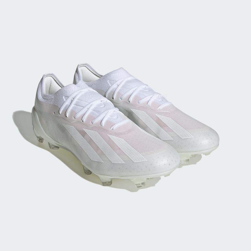 Chaussure de Foot Adidas X Crazyfast.1 Firm Ground Blanche Femme | NRF-68030907