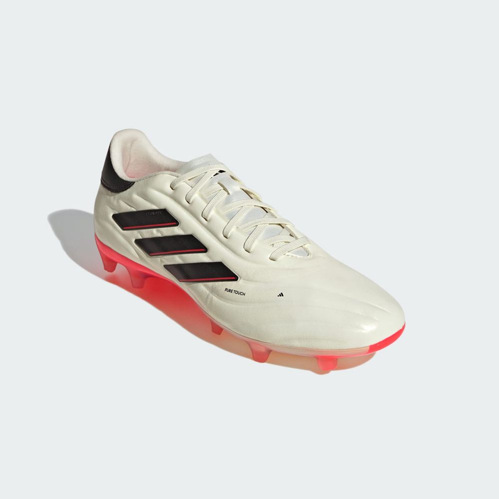 Chaussure de Foot Adidas Copa Pure II Pro Firm Ground Blanche Noir Rouge Femme | NVN-78163680