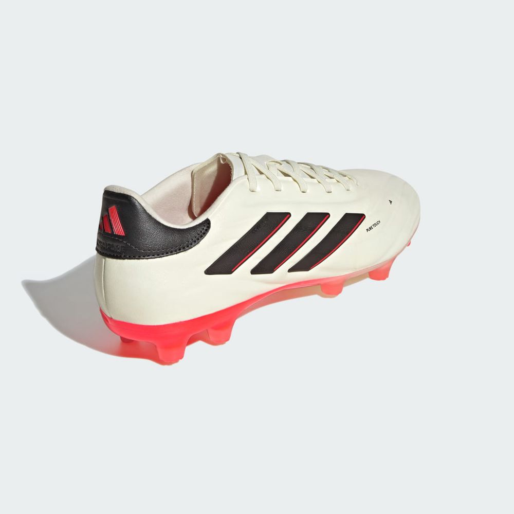 Chaussure de Foot Adidas Copa Pure II Pro Firm Ground Blanche Noir Rouge Femme | NVN-78163680