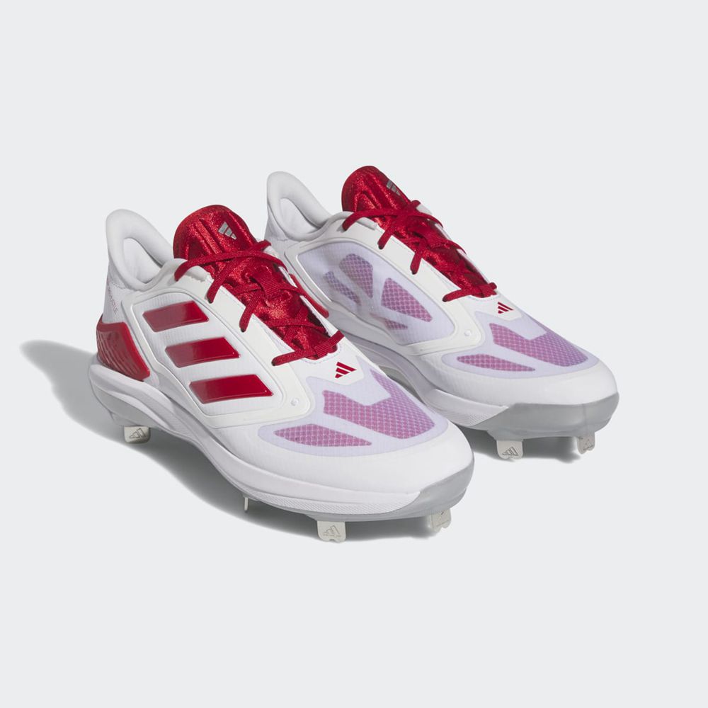 Chaussure de Foot Adidas Adizero Purehustle 3 Elite Blanche Rouge Argent Femme | SZK-66836936