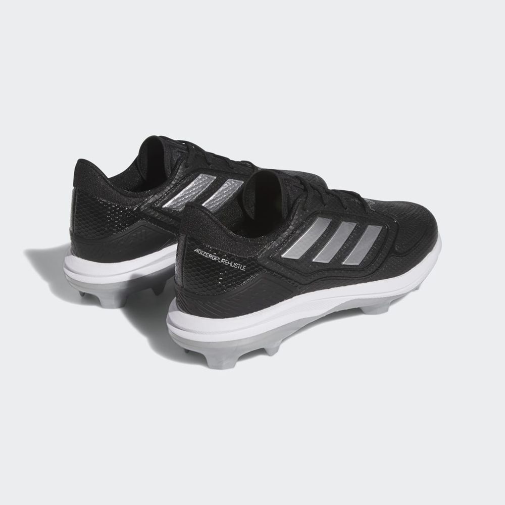 Chaussure de Foot Adidas Adizero Purehustle 3 TPU Noir Argent Femme | NZX-93219980