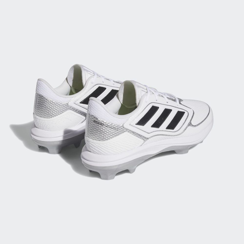 Chaussure de Foot Adidas Adizero Purehustle 3 TPU Blanche Noir Argent Femme | BER-73811549