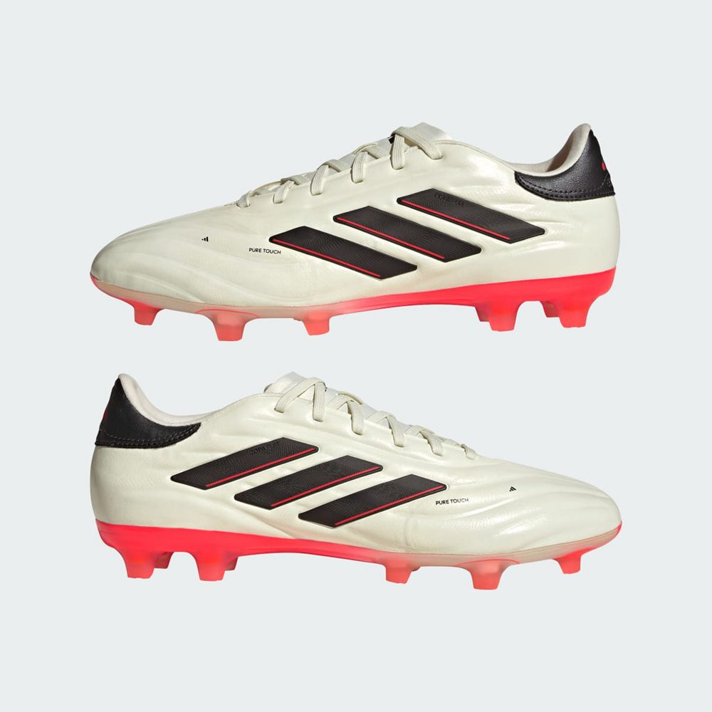 Chaussure de Foot Adidas Copa Pure II Pro Firm Ground Blanche Noir Rouge Femme | NVN-78163680