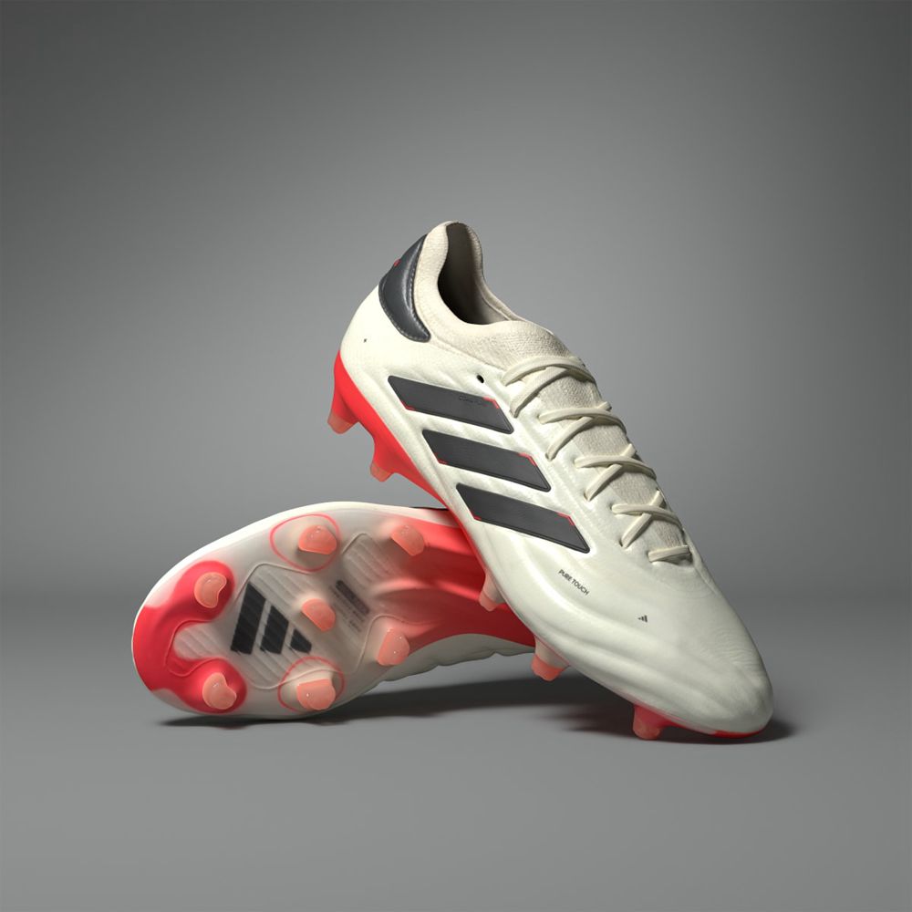 Chaussure de Foot Adidas Copa Pure 2 Elite KT FG Blanche Noir Rouge Femme | UOP-79973660