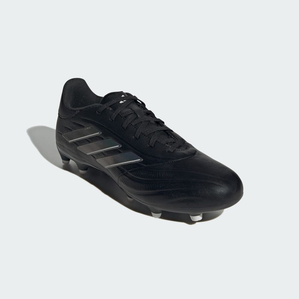 Chaussure de Foot Adidas Copa Pure II League Firm Ground Noir Grise Femme | DVR-32110816