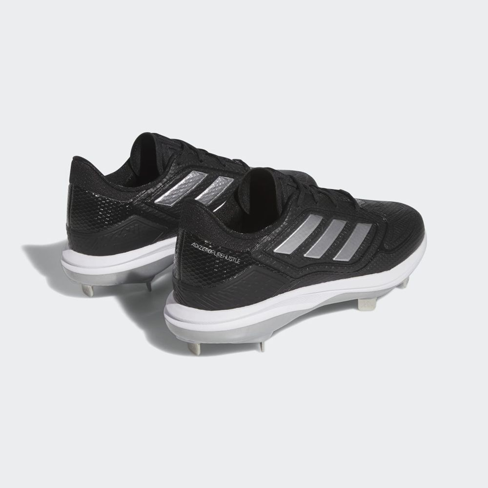 Chaussure de Foot Adidas Adizero Purehustle 3 Noir Argent Blanche Femme | ABG-53820750