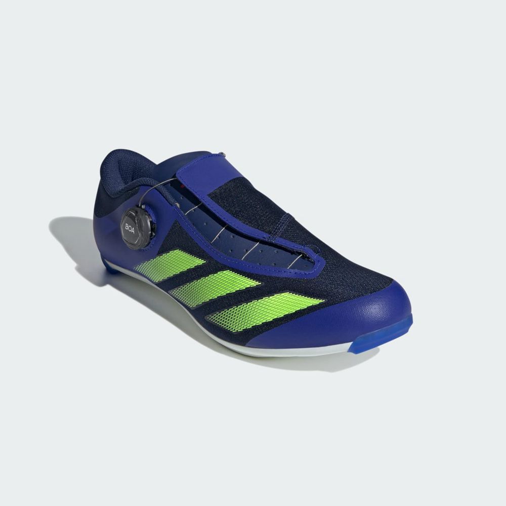 Chaussures Cyclisme Adidas The Road BOA Bleu Vert Femme | FUX-97796868