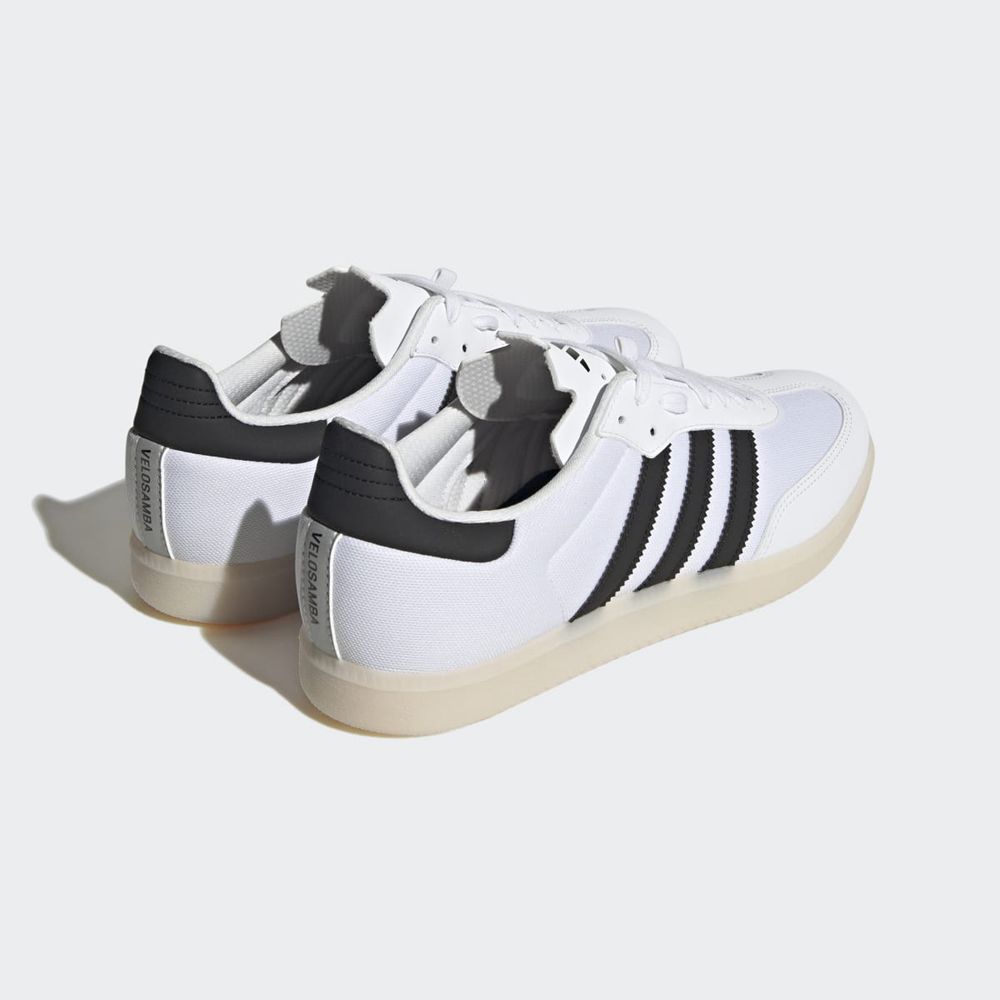 Chaussures Cyclisme Adidas The Velosamba Made With Nature Blanche Noir Femme | CTO-88937360