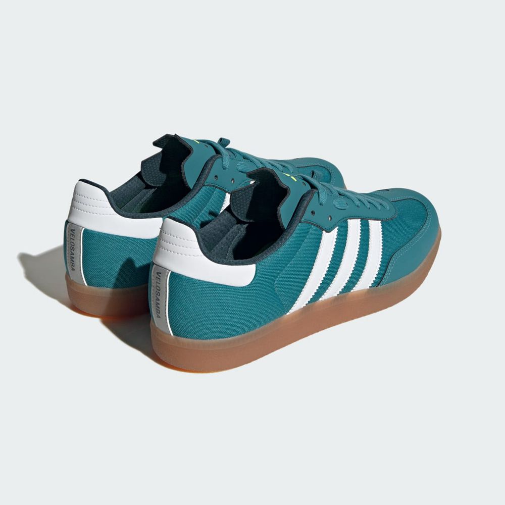 Chaussures Cyclisme Adidas The Velosamba Made With Nature Vert Blanche Femme | BXK-51740097