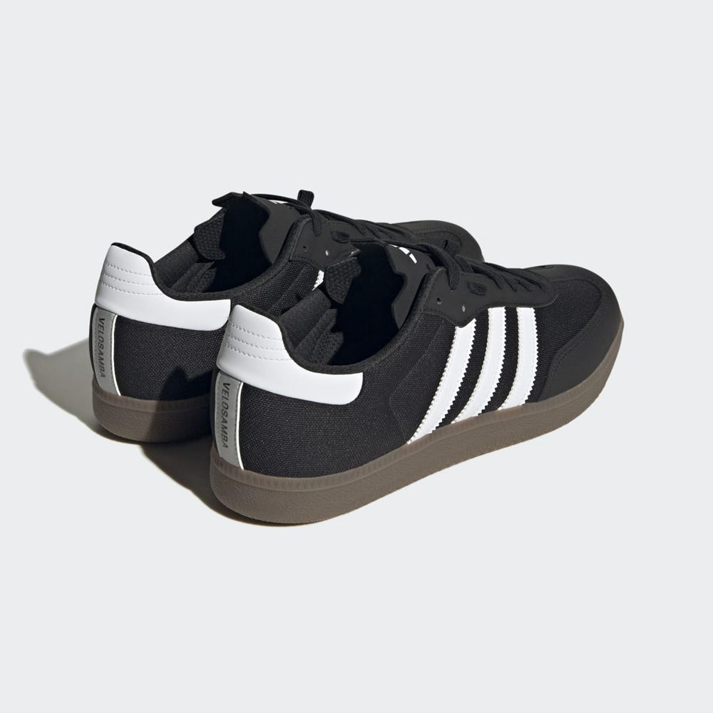 Chaussures Cyclisme Adidas The Velosamba Made With Nature Noir Blanche Femme | NXX-15311604