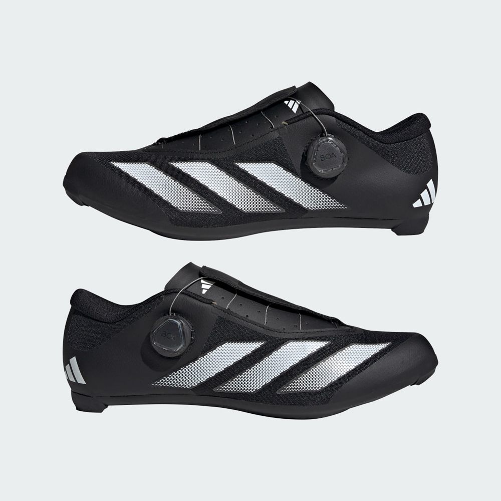 Chaussures Cyclisme Adidas The Road BOA Noir Blanche Femme | EBP-95603182