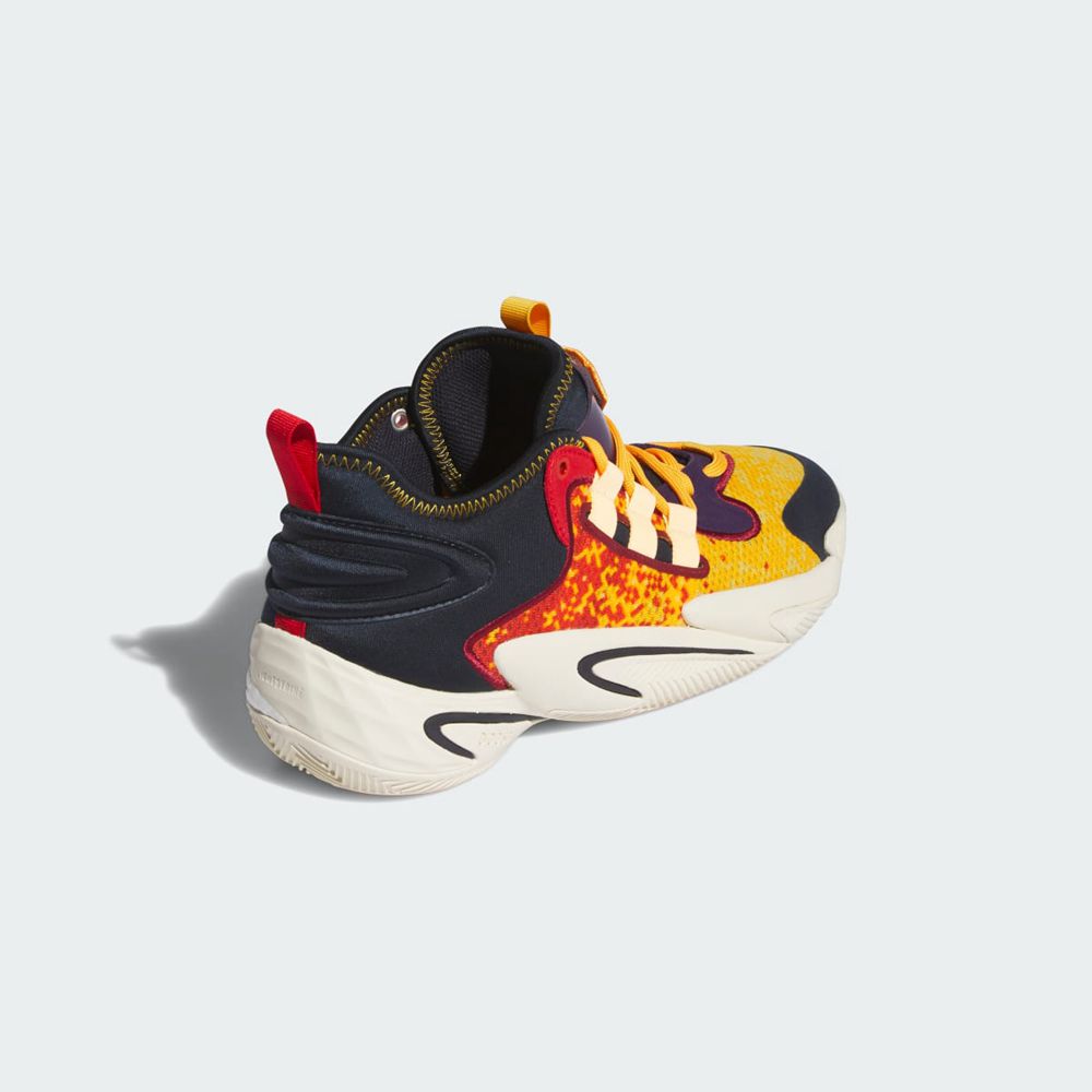 Chaussure Basket Adidas BYW Select Low Doré Bleu Marine Rouge Femme | FJS-59387214