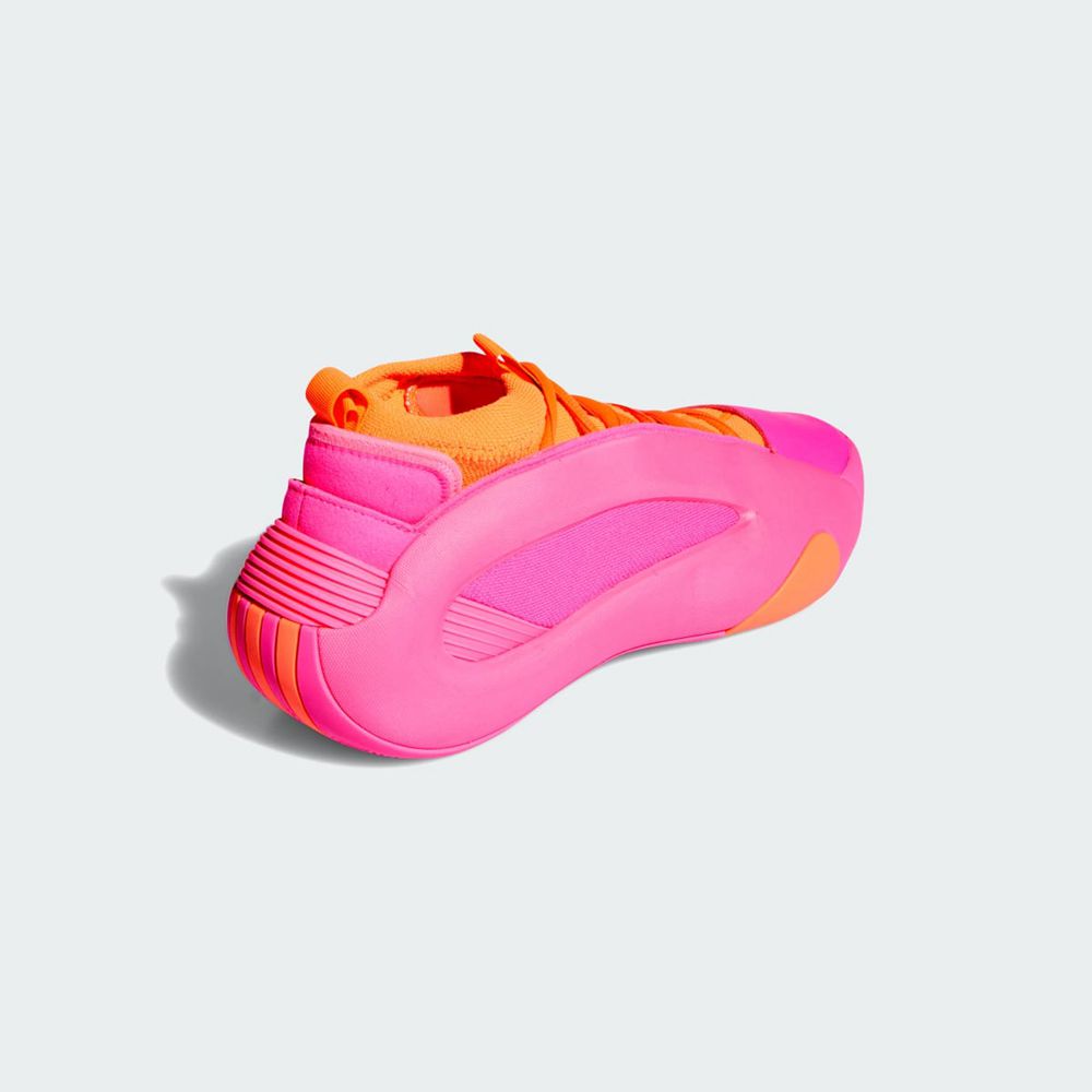 Chaussure Basket Adidas Harden Volume 8 Rose Rouge Orange Femme | ZJP-05140549