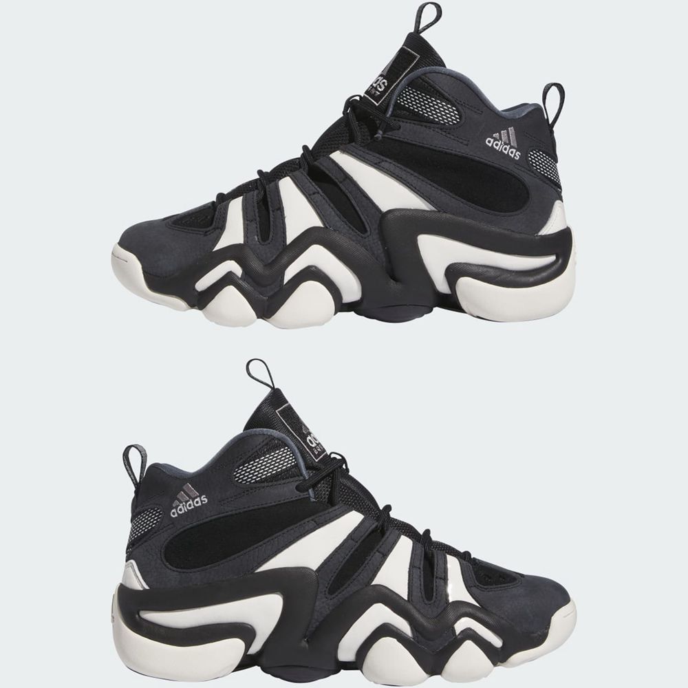 Chaussure Basket Adidas Crazy 8 Noir Blanche Violette Femme | QGX-26507727