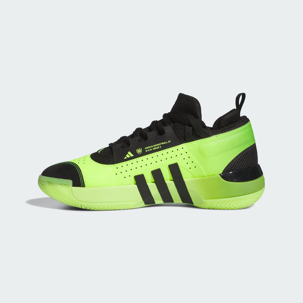 Chaussure Basket Adidas D.O.N. Issue 5 Vert Noir Femme | SCV-99409041