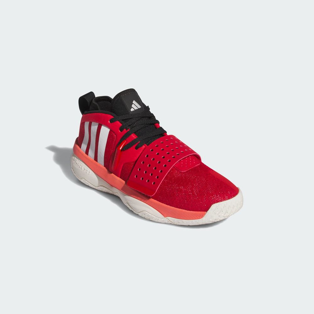 Chaussure Basket Adidas Dame 8 EXTPLY Rouge Blanche Femme | TFA-65397726