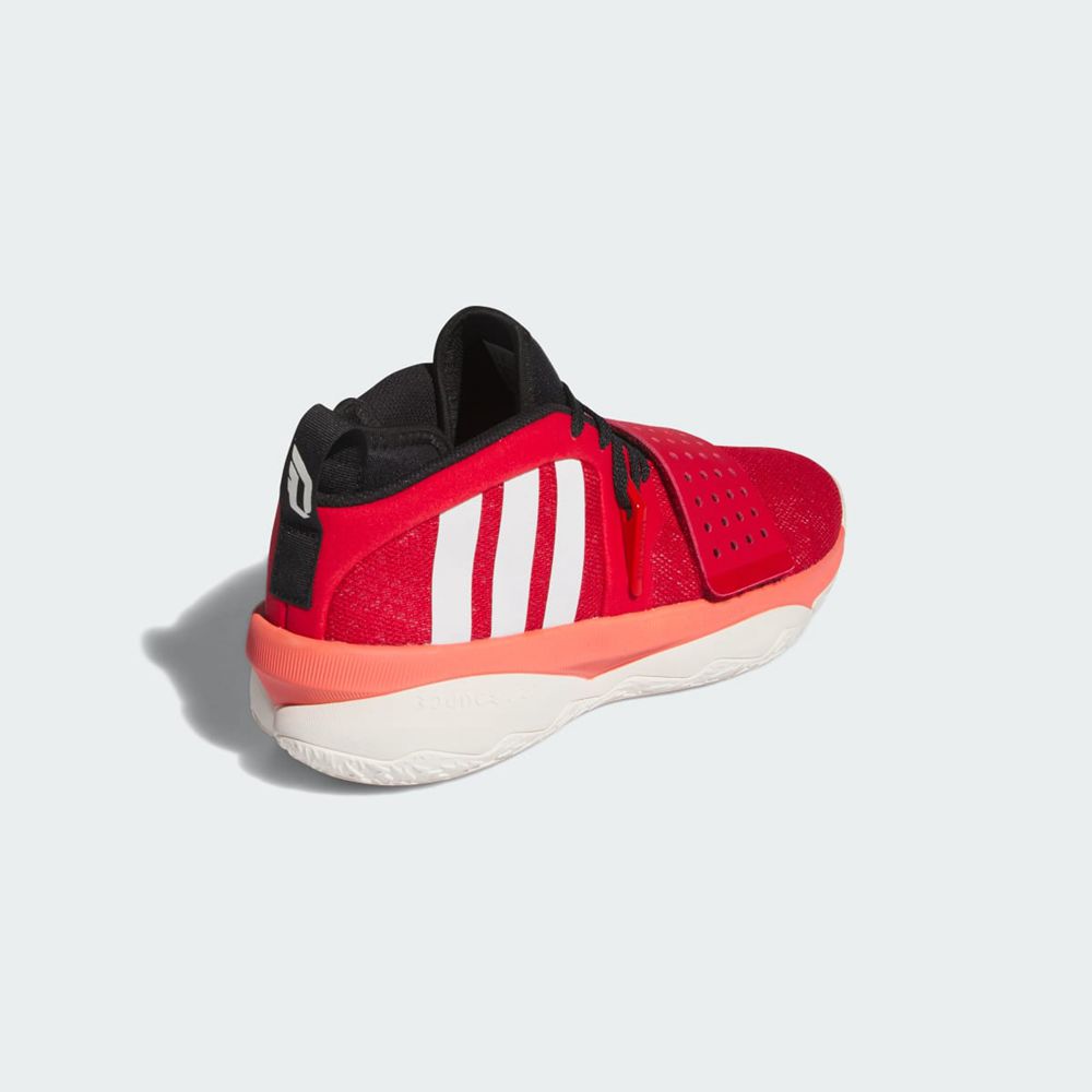 Chaussure Basket Adidas Dame 8 EXTPLY Rouge Blanche Femme | TFA-65397726