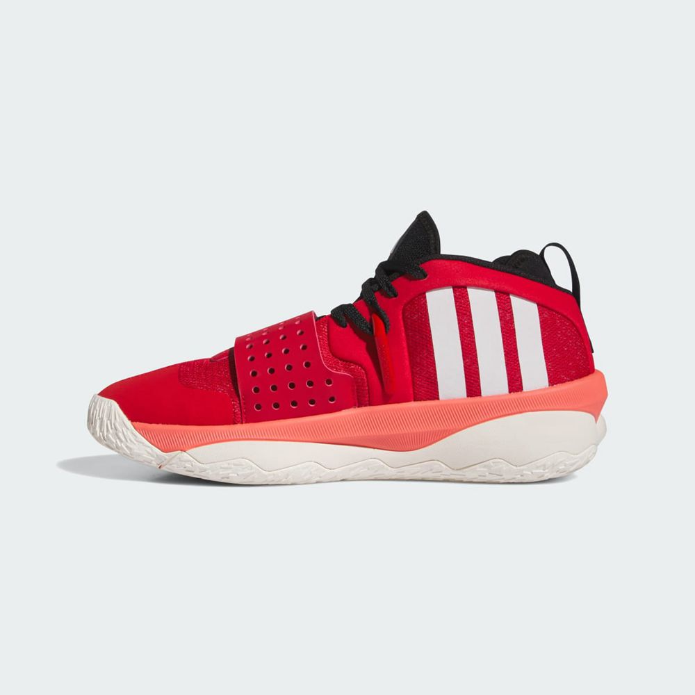 Chaussure Basket Adidas Dame 8 EXTPLY Rouge Blanche Femme | TFA-65397726