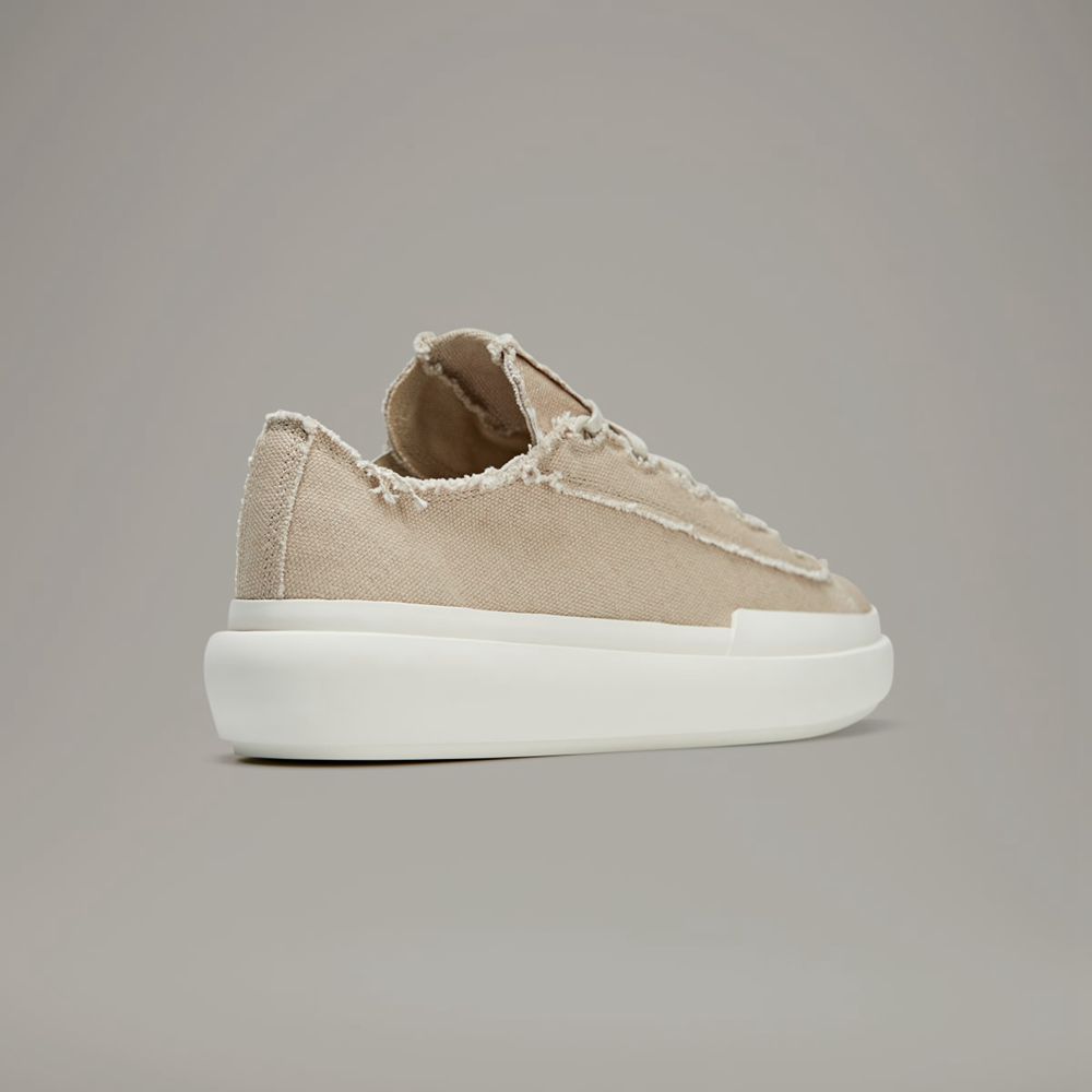 Chaussure Basket Adidas Y-3 Nizza Low Beige Blanche Femme | IQY-60742138