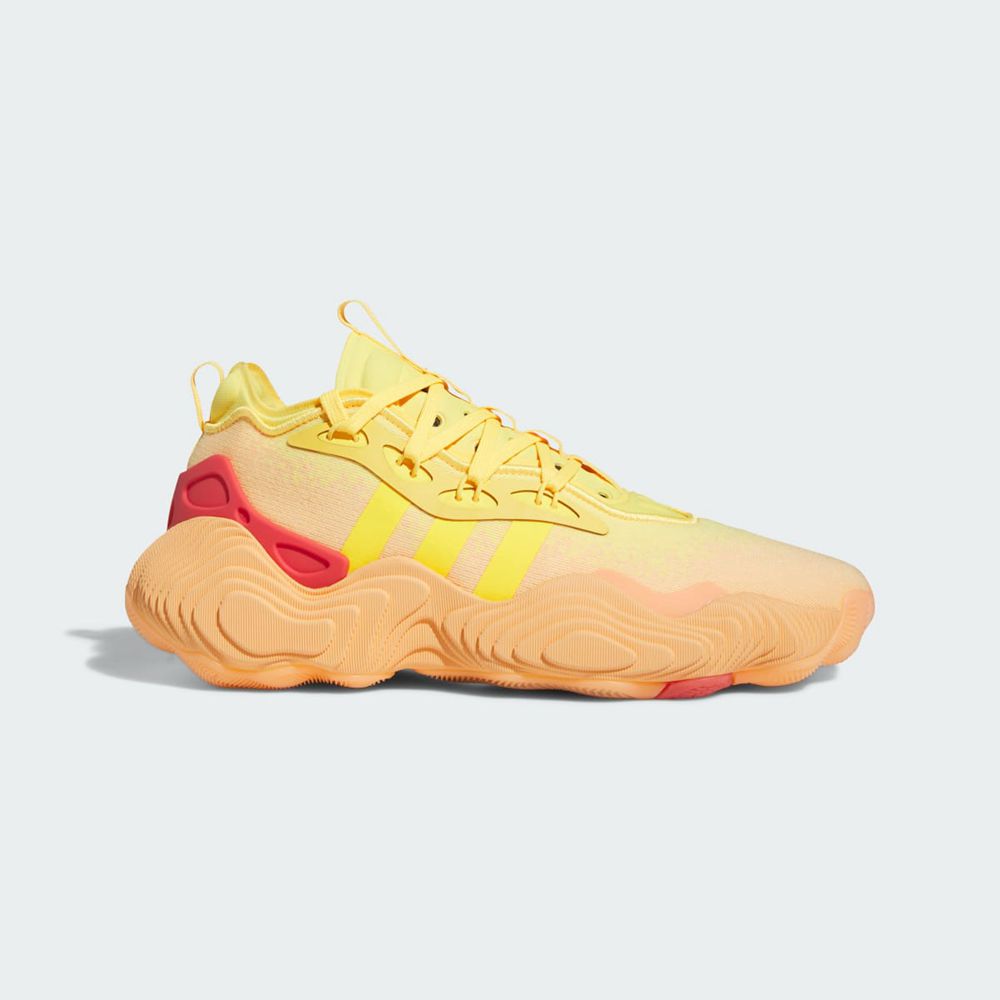 Chaussure Basket Adidas Trae Young 3 Orange Jaune Rouge Femme | NCN-87975014