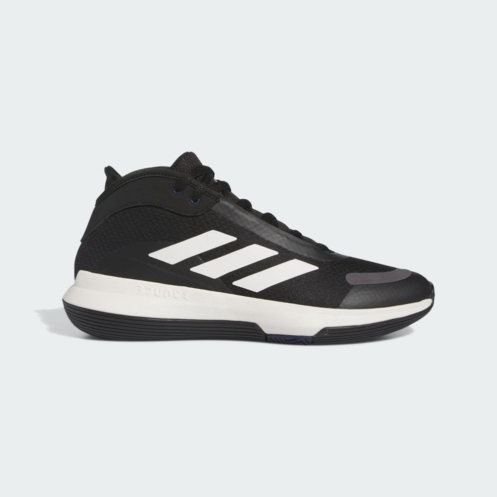 Chaussure Basket Adidas Bounce Legends Low Noir Blanche Grise Femme | VSJ-93318071