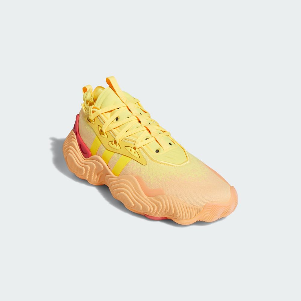 Chaussure Basket Adidas Trae Young 3 Orange Jaune Rouge Femme | NCN-87975014