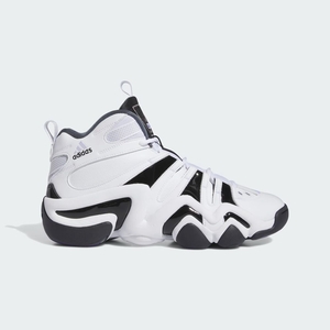 Chaussure Basket Adidas Crazy 8 Blanche Noir Violette Femme | RLM-55148135