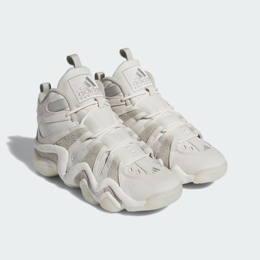 Chaussure Basket Adidas Crazy 8 Blanche Grise Femme | MEN-68635985