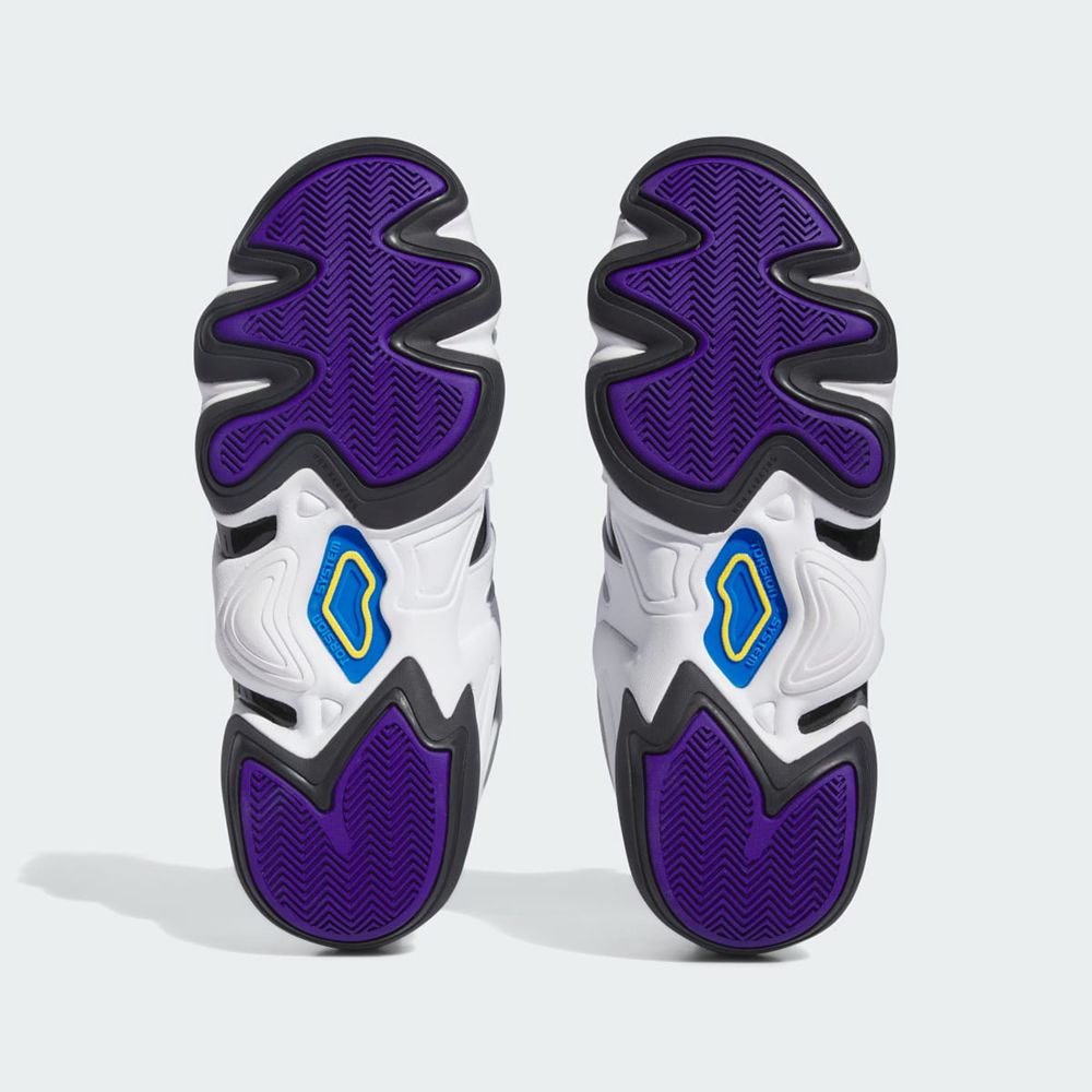 Chaussure Basket Adidas Crazy 8 Blanche Noir Violette Femme | RLM-55148135