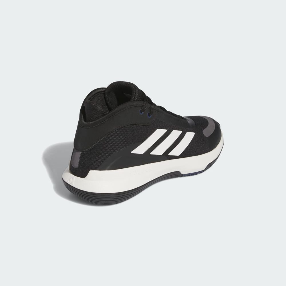 Chaussure Basket Adidas Bounce Legends Low Noir Blanche Grise Femme | VSJ-93318071