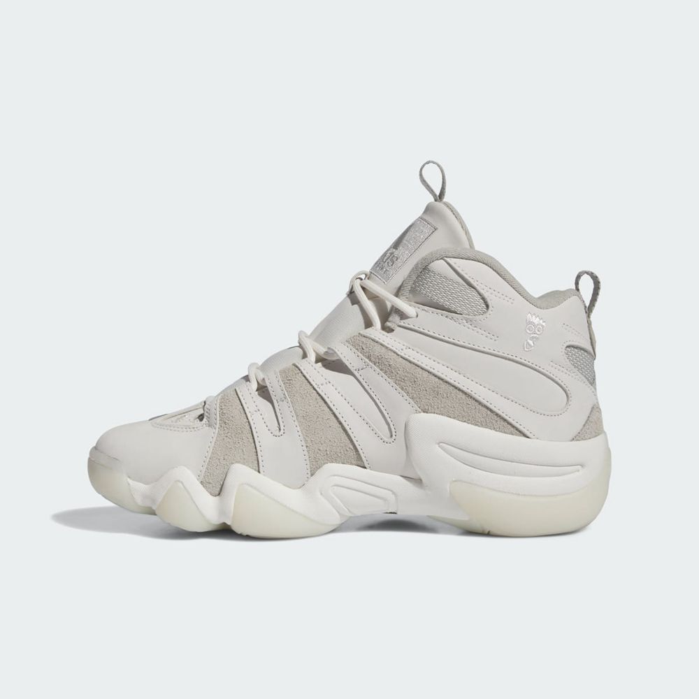 Chaussure Basket Adidas Crazy 8 Blanche Grise Femme | MEN-68635985