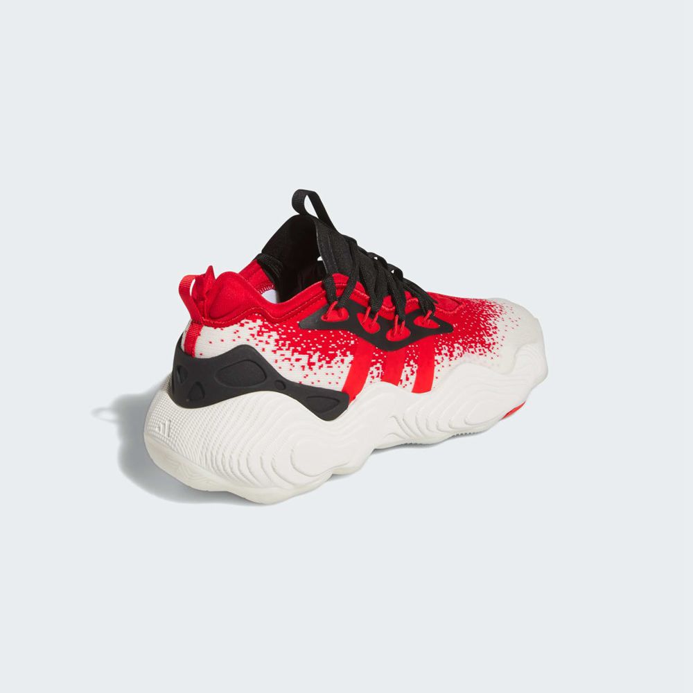 Chaussure Basket Adidas Trae Young 3 Blanche Rouge Noir Femme | OSO-69278317