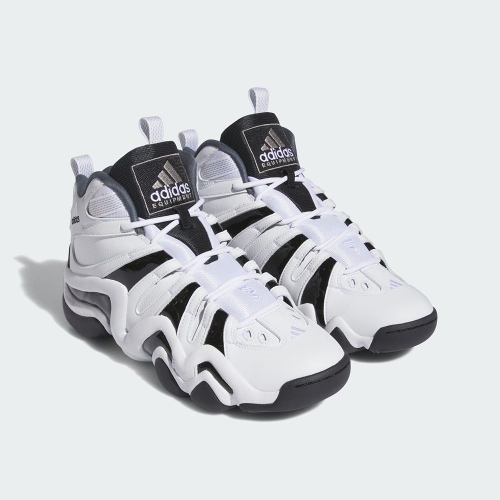 Chaussure Basket Adidas Crazy 8 Blanche Noir Violette Femme | RLM-55148135