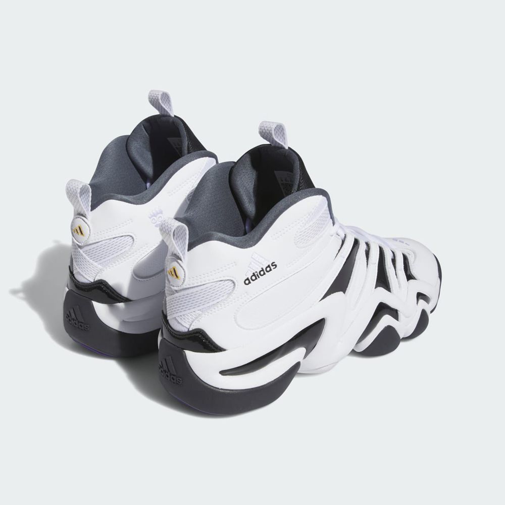 Chaussure Basket Adidas Crazy 8 Blanche Noir Violette Femme | RLM-55148135