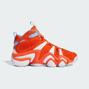 Chaussure Basket Adidas Crazy 8 Orange Blanche Bleu Femme | CCQ-26563504