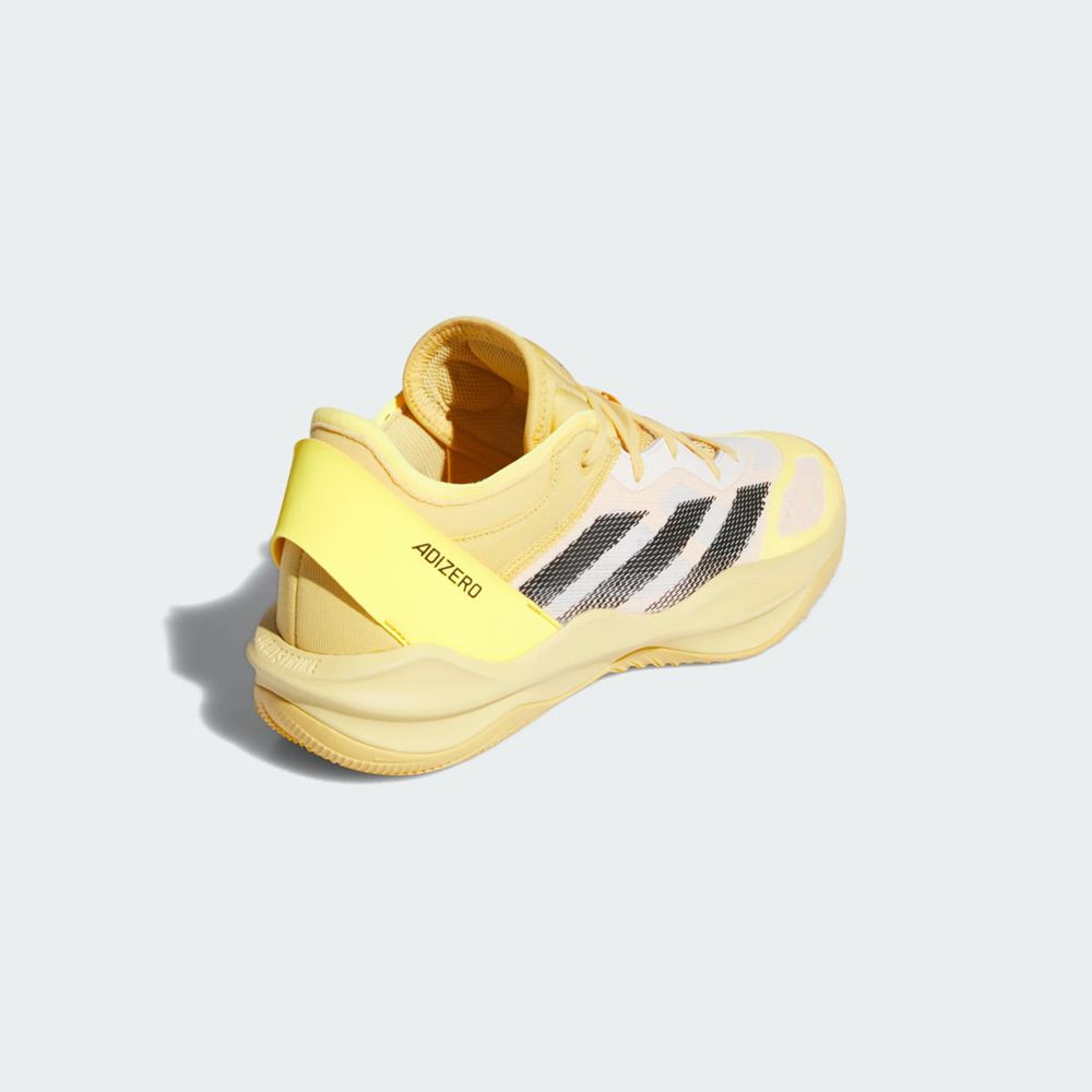 Chaussure Basket Adidas Adizero Select 2.0 Low Jaune Noir Blanche Femme | QGT-38446184