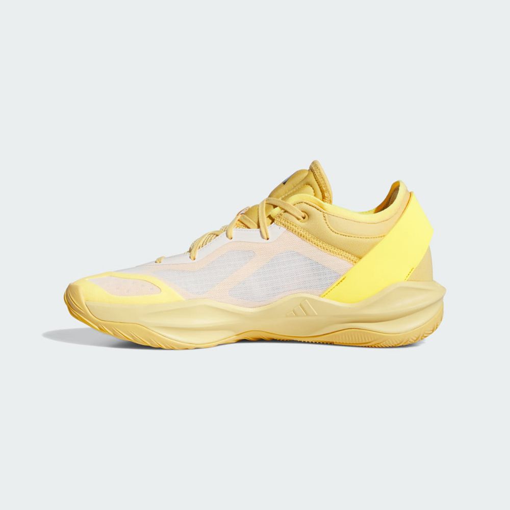 Chaussure Basket Adidas Adizero Select 2.0 Low Jaune Noir Blanche Femme | QGT-38446184