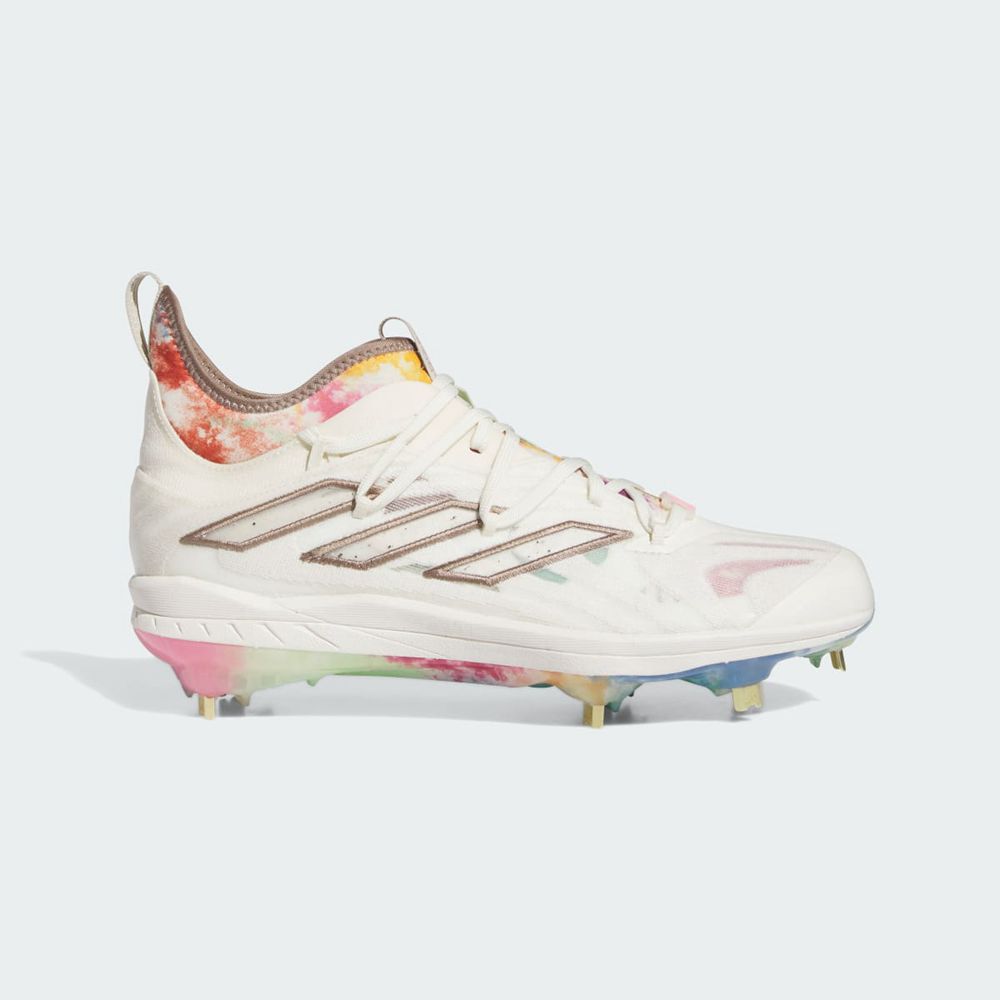 Chaussures de Baseball Adidas Adizero Afterburner 9 NWV Summer Bash Blanche Marron Femme | XBB-08555834