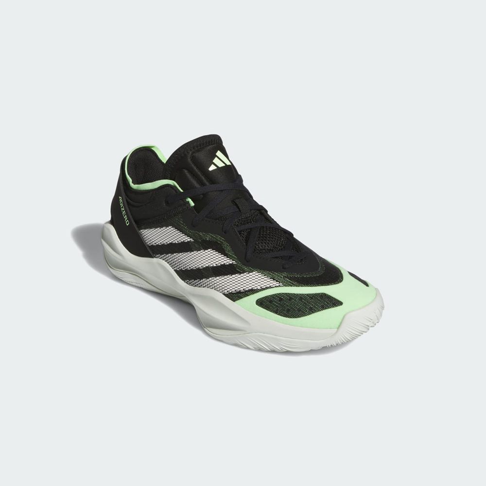 Chaussure Basket Adidas Adizero Select 2.0 Low Noir Blanche Vert Femme | LUS-81950945