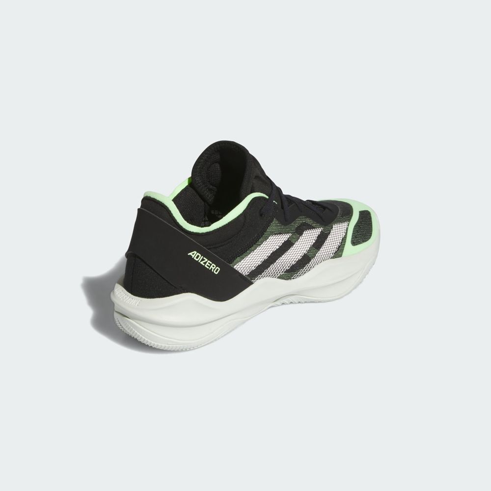 Chaussure Basket Adidas Adizero Select 2.0 Low Noir Blanche Vert Femme | LUS-81950945