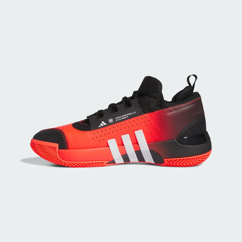 Chaussure Basket Adidas D.O.N. Issue 5 Rouge Blanche Noir Femme | QCF-15246317