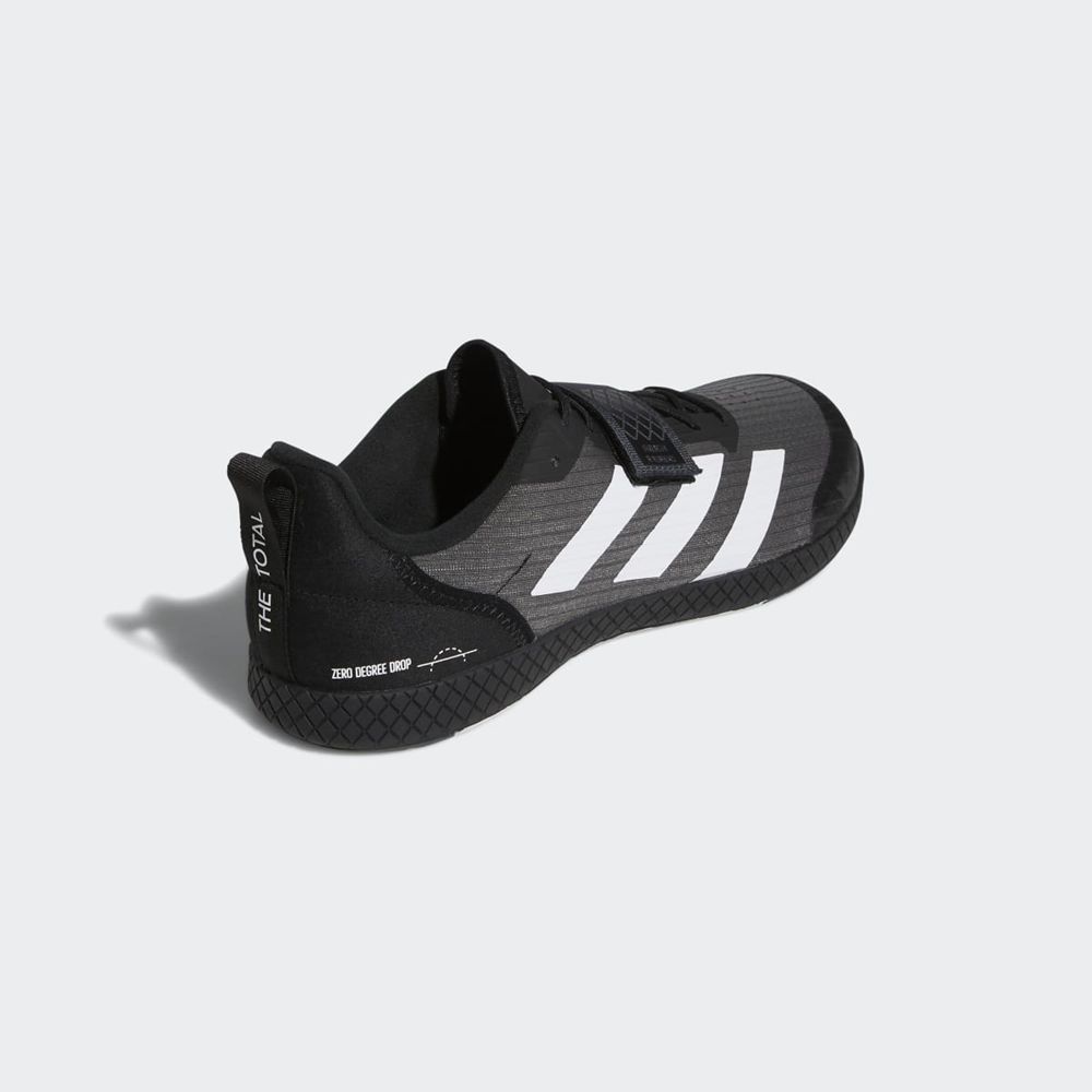 Chaussure Haltérophilie Adidas The Total Noir Blanche Grise Homme | FTZ-57784857