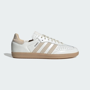 Chaussure Training Adidas Samba OG Blanche Beige Homme | FDA-70469521