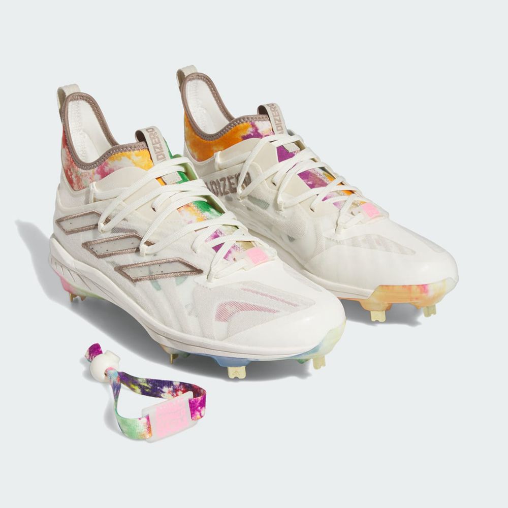 Chaussures de Baseball Adidas Adizero Afterburner 9 NWV Summer Bash Blanche Marron Femme | XBB-08555834