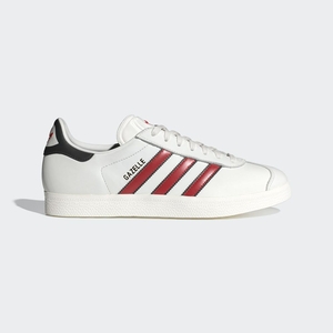 Chaussure Training Adidas Gazelle Blanche Rouge Noir Homme | RZH-07316428