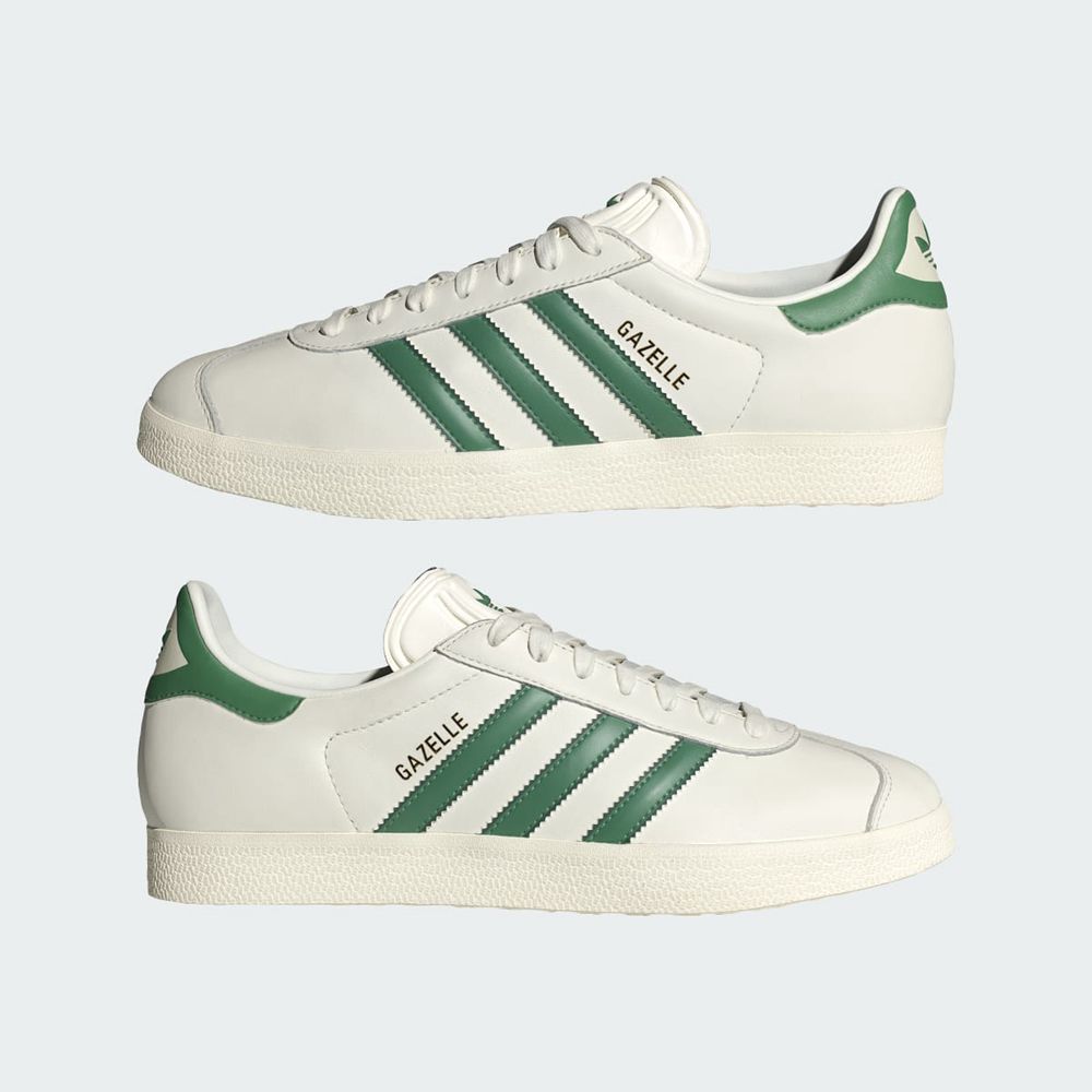 Chaussure Training Adidas Gazelle Blanche Vert Homme | HVQ-74141560