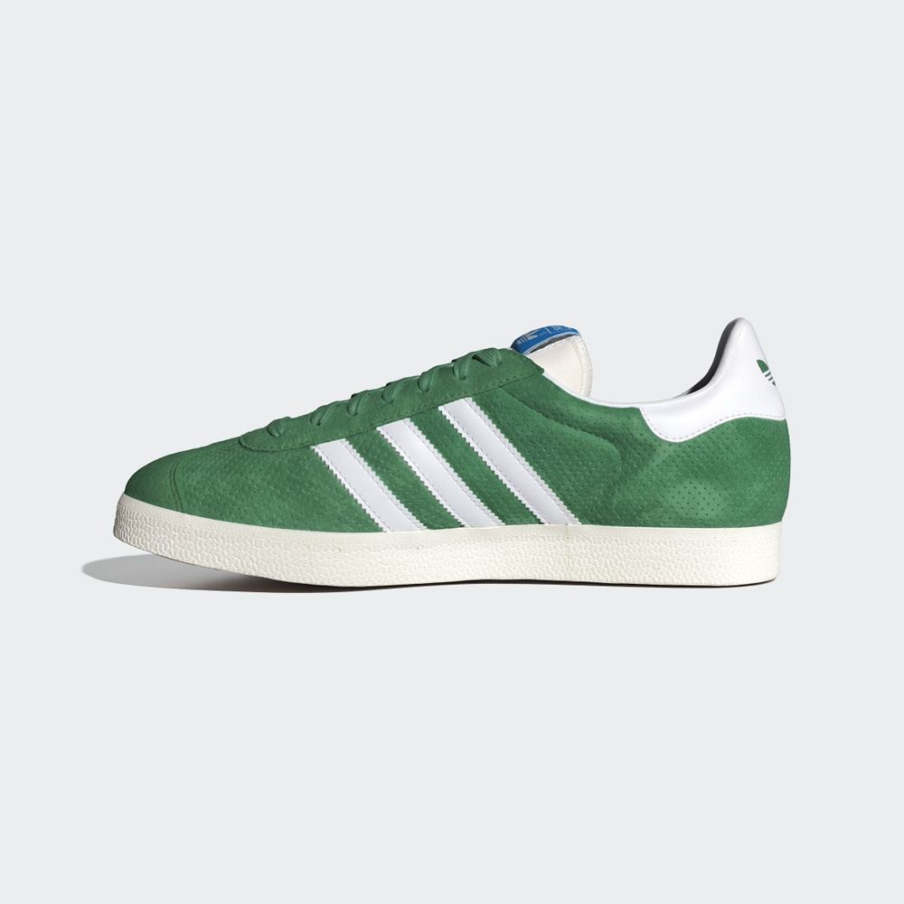 Chaussure Training Adidas Gazelle Vert Blanche Homme | DWC-30208070