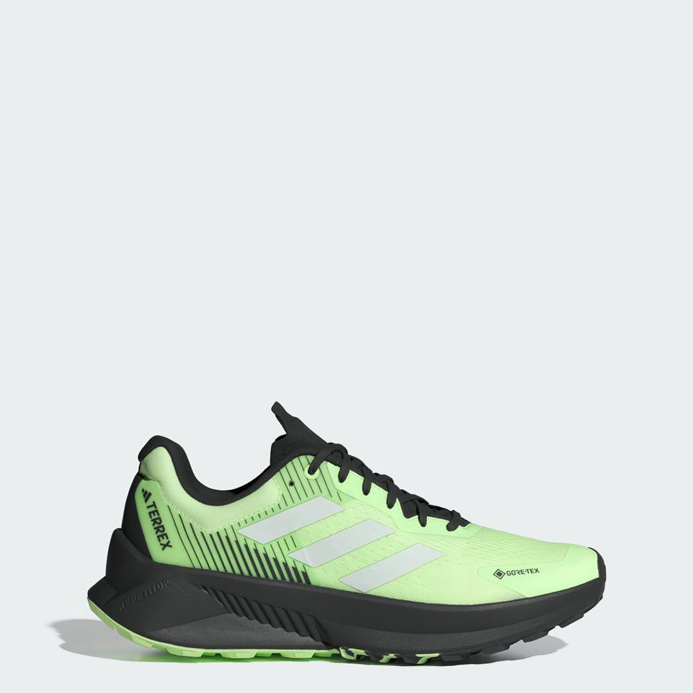 Chaussure Trail Running Adidas Soulstride Flow GTX Vert Noir Homme | LRO-09702264