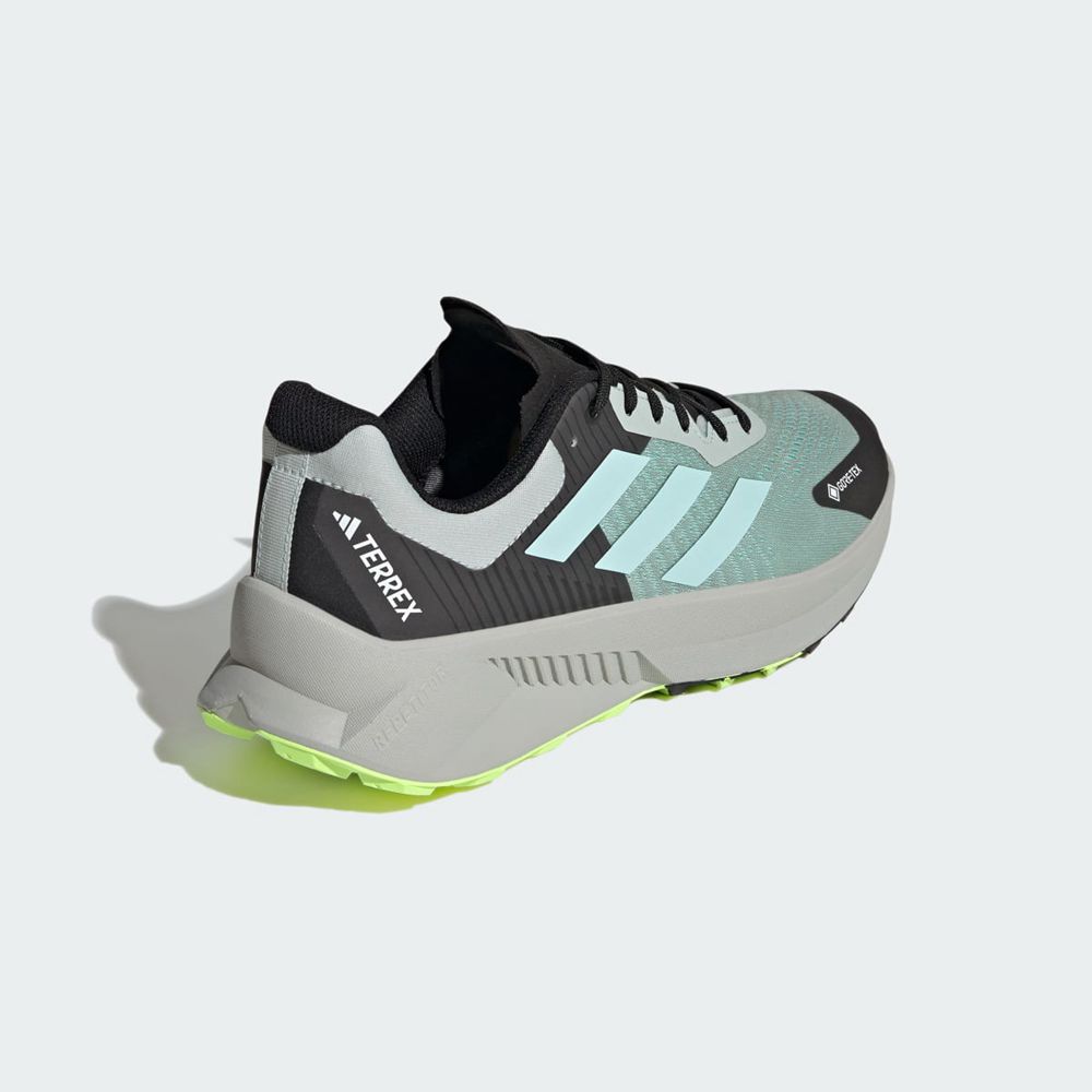 Chaussure Trail Running Adidas Terrex Soulstride Flow GTX Argent Bleu Vert Homme | RXU-42888415