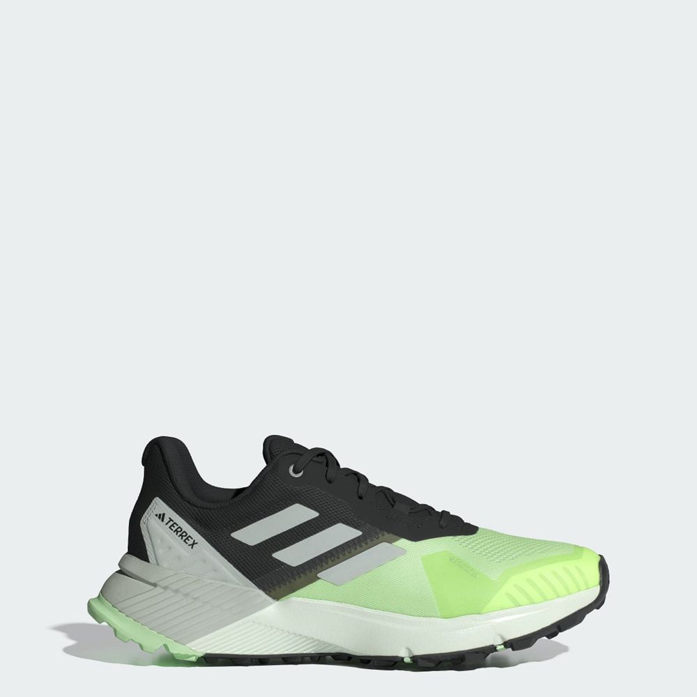 Chaussure Trail Running Adidas Terrex Soulstride Vert Argent Noir Homme | GGV-49402722